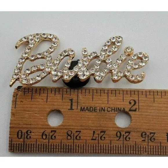 7 Pieces Bling Croc Charms, Barbie Luxury Rhinestones in Gold, white & Black - Picture 10 of 10